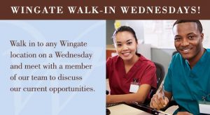 Wingate Walk In Wednesdays